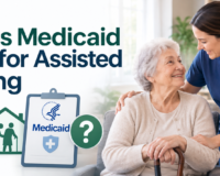 Does Medicaid pay for assisted living with elderly woman and caregiver